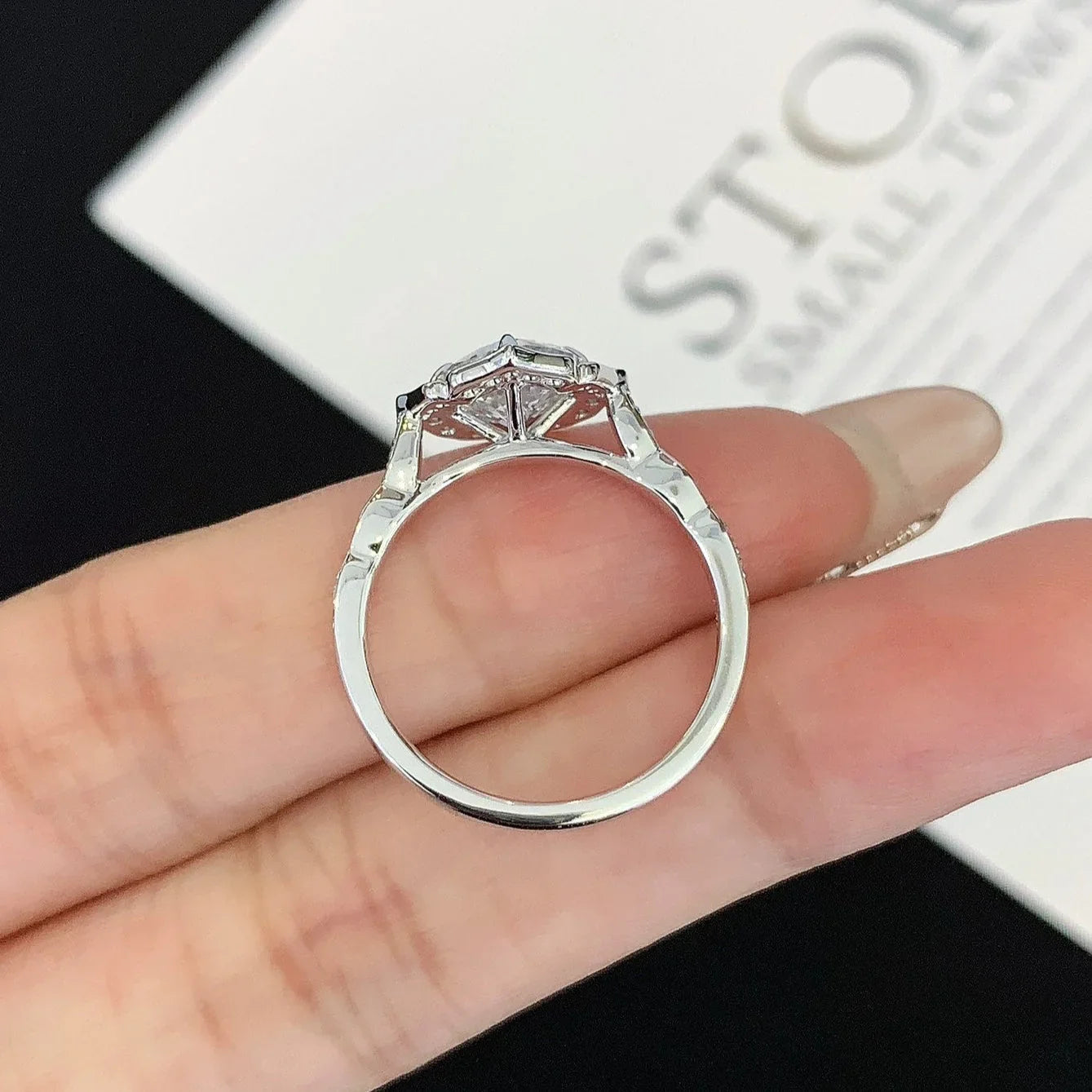 1.90TCW Cushion Lab Grown Diamond Engagement Ring | Halo Cathedral Setting | IGI Certified