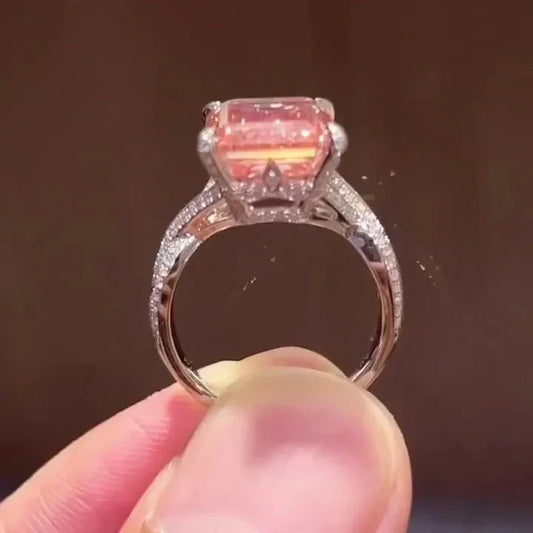 Oval fancy yellow lab grown diamond engagement ring, solitaire design, luxury bridal jewelry, anniversary and promise ring