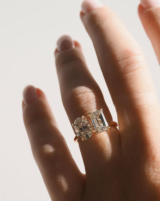 5tcw Oval & Emerald Toi Et Moi Lab Grown Diamond Ring Stunning diamond ring, classic gold band, engagement proposals, high-end jewelry, wedding occasions. YouTube Amazon Facebook Weather Google Gmail Wordless WhatsApp Web Translate News blog post ring ceremony Article Life Money 2025 design Ring Ceremony Diamond Shape Diamond Ring Surat Diamond India Market Diamond Ring for Her Diamond Ring for Men Diamond Ring Women Engagement Ring Finger For Her Finger Ring Gold Ring Bluestone Ring Diamond Ring PriceΒ