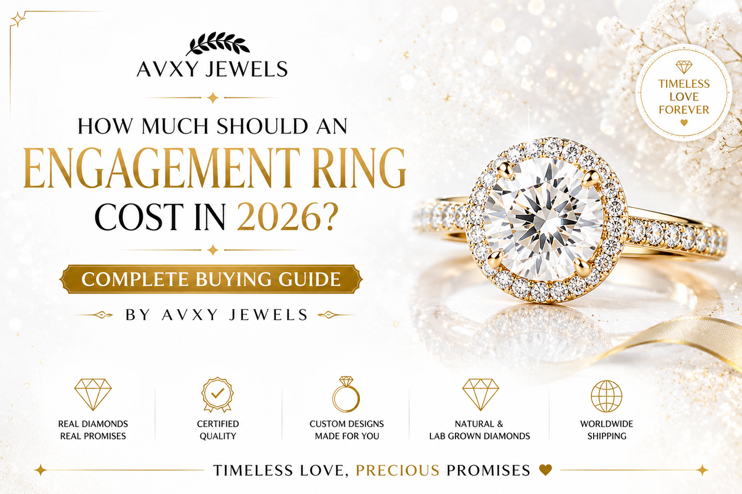 2.00 CT Radiant Lab Grown Diamond Engagement Ring | Halo Cathedral Ring | IGI Certified