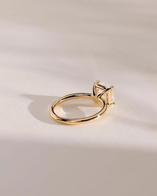 Asscher 2.50ct Lab Diamond Ring Solitaire Bridal Ring For Her Surprise Gift Best Proposal Ring