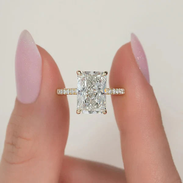 Pave Lab Grown Diamond Ring