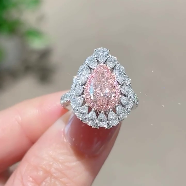 Fancy Color Lab Grown Diamond Ring