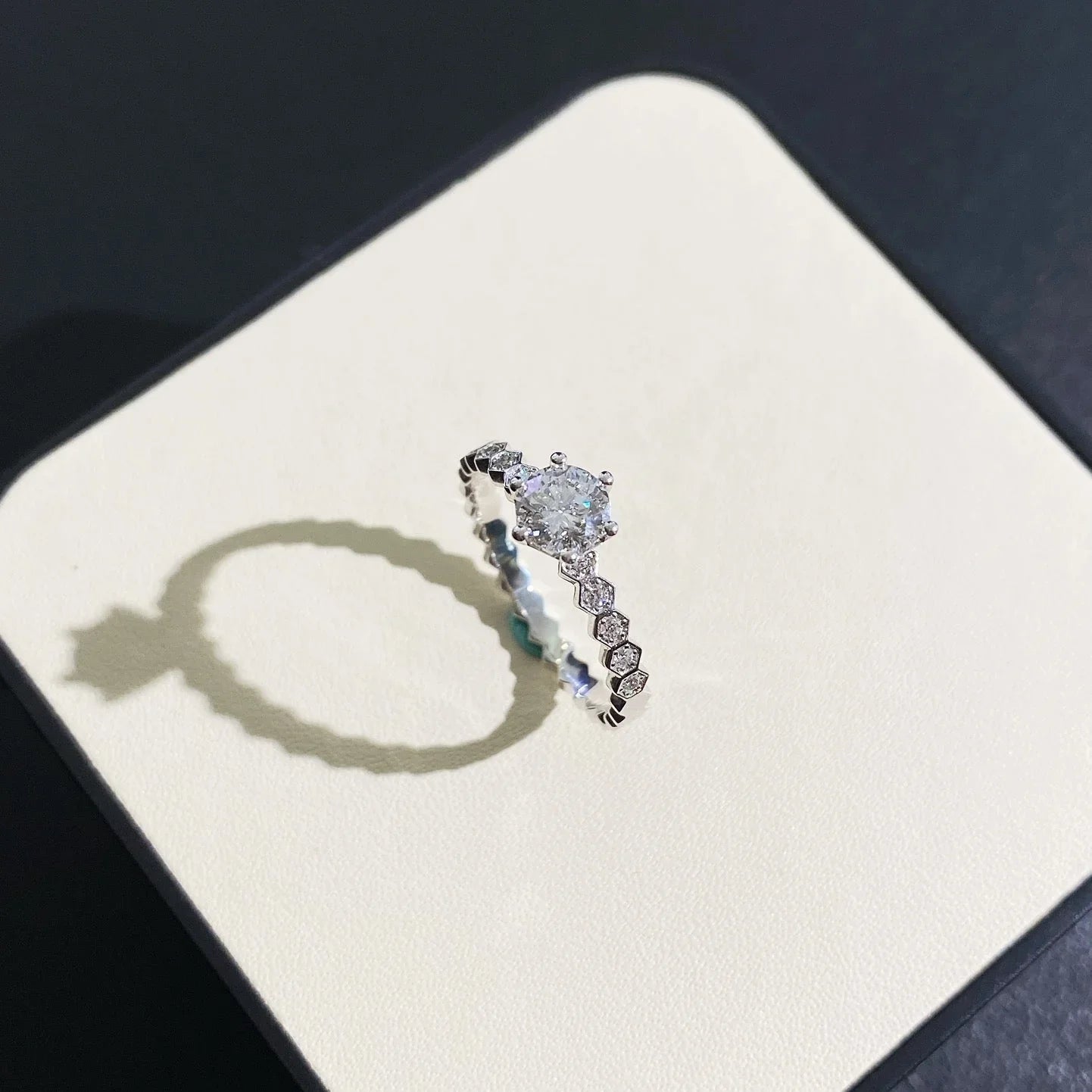 Classic round cut lab grown diamond engagement ring, 0.70 TCW IGI certified basket setting ring, bridal solitaire jewelry for women