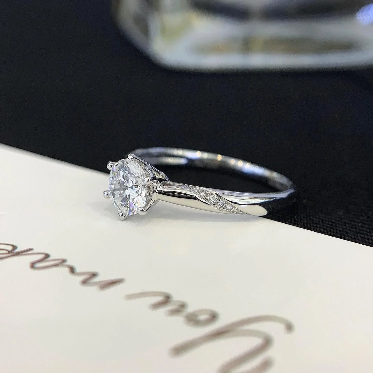 0.70TCW Round Lab Grown Diamond Engagement Ring | Basket Pavé Solitaire Setting | IGI Certified 