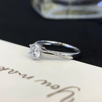 0.70TCW Round Lab Grown Diamond Engagement Ring | Basket Pavé Solitaire Setting | IGI Certified 