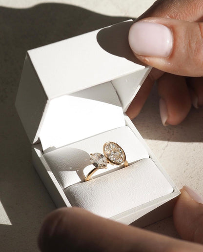 1.5ct Duet Toi et Moi and with Oval Pear diamond Exquisite gold engagement ring with a diamond, styled for luxury, weddings, and proposal inspiration photography. modern engagement rings, premium wedding bands, or high-end diamond rings. YouTube Amazon Facebook Weather Google Gmail Wordless WhatsApp Web Translate News blog post ring ceremony Article Life Money 2025 design Ring Ceremony Diamond Shape Diamond Ring Surat Diamond India Market Diamond Ring for Her Diamond Ring for Ring 