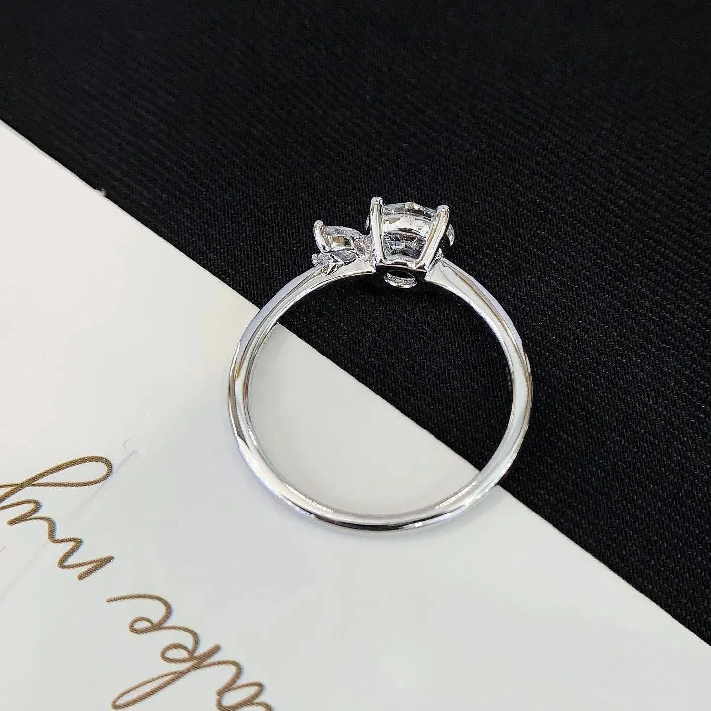 Round lab created diamond engagement ring with basket pavé setting, 1.40TCW IGI certified, elegant bridal jewelry and wedding ring