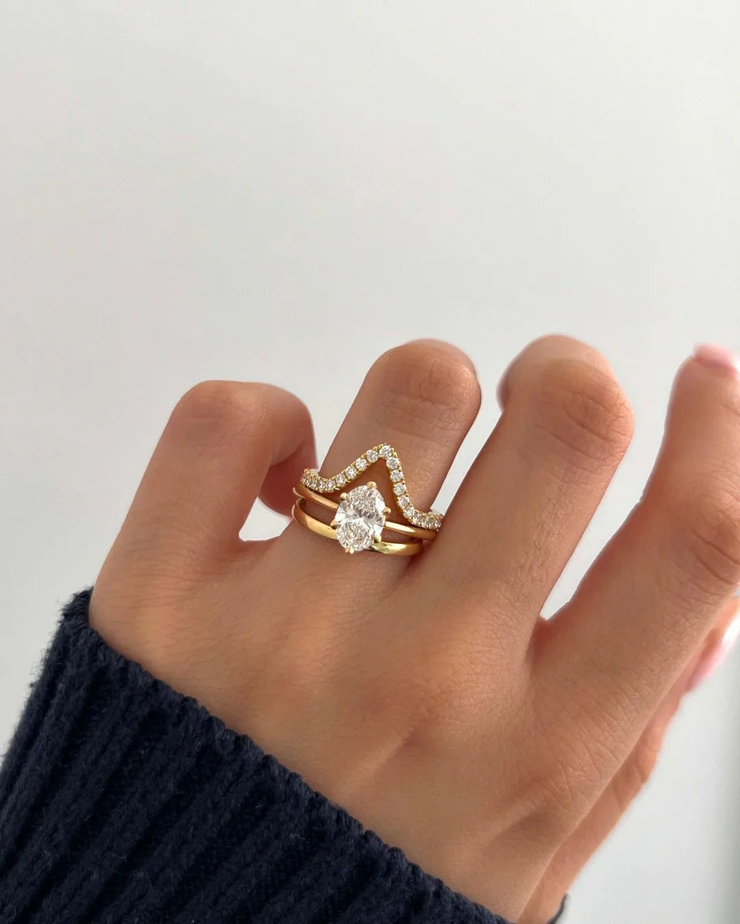 Oval cut lab grown diamond ring 1.50ct, floral solitaire engagement ring, IGI certified bridal jewelry, luxury wedding and anniversary gift ring