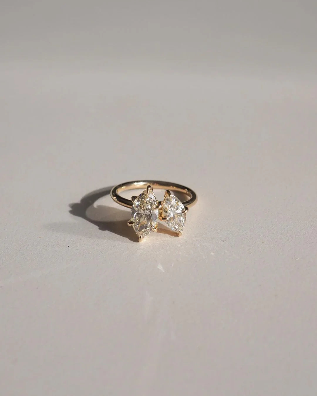 1.5tcw duet marquise lab grown diamond ring, Toi Et Moi engagement ring, wedding ring for her, birthday gift, bridal jewelry, luxury ring