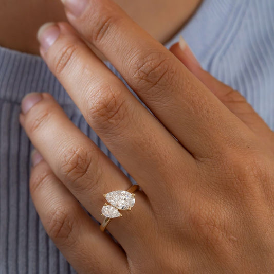 2.5ct Duet Pear Cut Lab Grown Diamond Ring This diamond ring Whether you're planning a proposal, celebrating an anniversary, or looking for the ideal wedding band, this exquisite piece of jewelry will stand out. YouTube Amazon Facebook Weather Google Gmail Wordless WhatsApp Web Translate News blog post ring ceremony Article Life Money 2025 design Ring Ceremony Diamond Shape Diamond Ring Surat Diamond India Market Diamond Ring for Her Diamond Ring for Men Diamond Ring Women Engagement Ring Finger For Her 