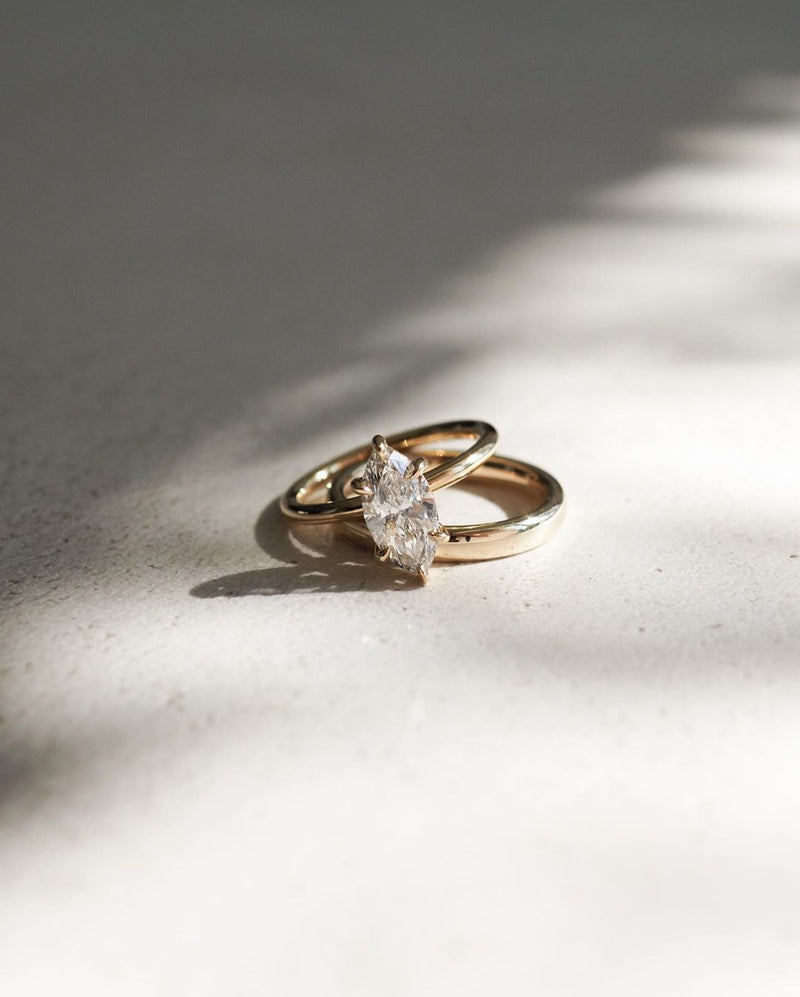 2.5ct Marquise Lab Grown Diamond Orbit Ring Luxurious Engagement Ring and Wedding ring, Anniversary Gift