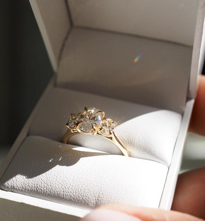 2.5ct Oval Cut Trio Lab Grown Diamond Ring  Minimalist gold band with a single brilliant diamond, designed for understated elegance. Artisan-crafted gold ring with geometric diamond settings for a contemporary touch. YouTube Amazon Facebook Weather Google Gmail Wordless WhatsApp Web Translate News blog post ring ceremony Article Life Money 2025 design Ring Ceremony Diamond Shape Diamond Ring Surat Diamond India Market Diamond Ring for Her Diamond Ring for Men Diamond Ring Women Engagement Ring Finger For 