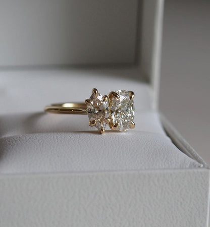 2.5tcw Marquise & Oval Toi Et Moi Lab Grown Diamond Ring This diamond ring Whether you're planning a proposal, celebrating an anniversary, or looking for the ideal wedding band, this exquisite piece of jewelry will stand out. YouTube Amazon Facebook Weather Google Gmail Wordless WhatsApp Web Translate News blog post ring ceremony Article Life Money 2025 design Ring Ceremony Diamond Shape Diamond Ring Surat Diamond India Market Diamond Ring for Her Diamond Ring for Men Diamond Ring Women Engagement Ring 