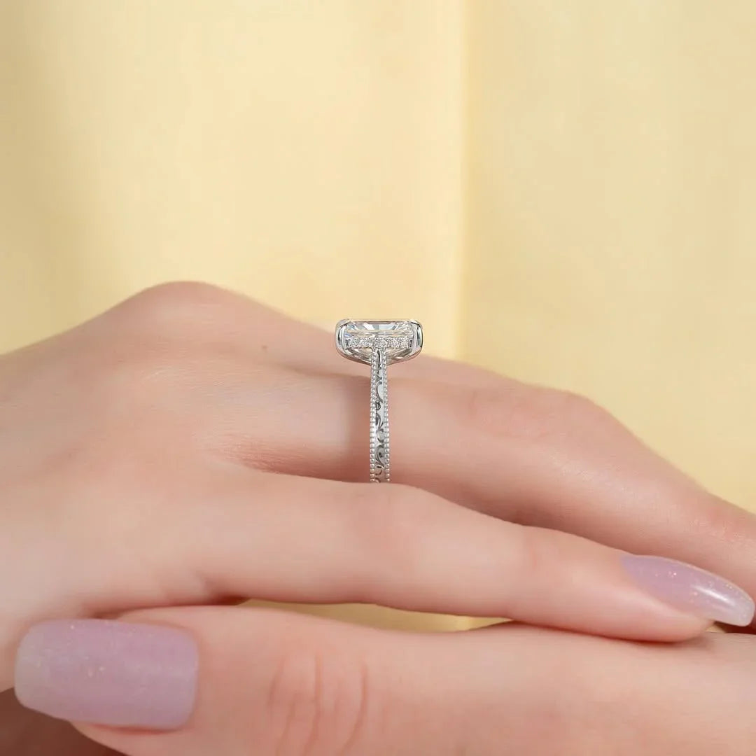 2.50 CT oval cut lab grown diamond engagement ring personalized for Tahir Fawaz custom design wedding ring bridal jewelry fine gold ring anniversary gift