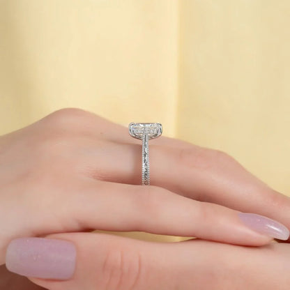 2.50 CT oval cut lab grown diamond engagement ring personalized for Tahir Fawaz custom design wedding ring bridal jewelry fine gold ring anniversary gift