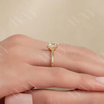 Premium 2.00ct round lab grown diamond engagement ring IGI certified ethical lab diamond classic solitaire setting luxury engagement wedding bridal fine ring