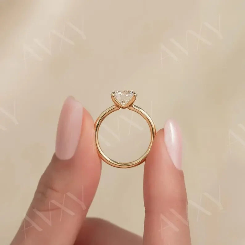 2.00ct Round Lab Grown Diamond Engagement Ring | Classic Solitaire Setting | IGI Certified 