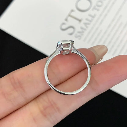 Premium 2.00TCW emerald lab grown diamond engagement ring IGI certified sustainable diamond bezel pavé setting engagement wedding bridal fine jewelry ring