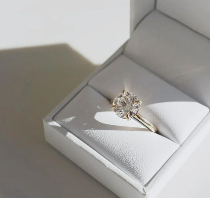2.0ct Round Lab-Grown Diamond Engagement Ring | Solitaire Setting | IGI Certified 