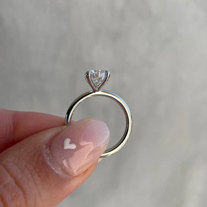 2.50ct Pear Lab Grown Diamond Engagement Ring | Classic Solitaire Setting | IGI Certified 