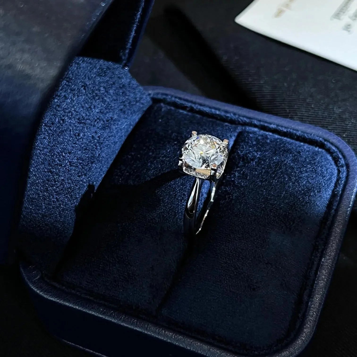 2.60 CT Round Lab Grown Diamond Engagement Ring | Halo Design | IGI Certified 