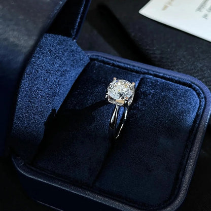 2.60 CT Round Lab Grown Diamond Engagement Ring | Halo Design | IGI Certified 