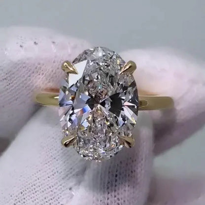 2.70 TCW Lab Grown Diamond Engagement Ring | Triple Pavé Halo Design | IGI Certified 