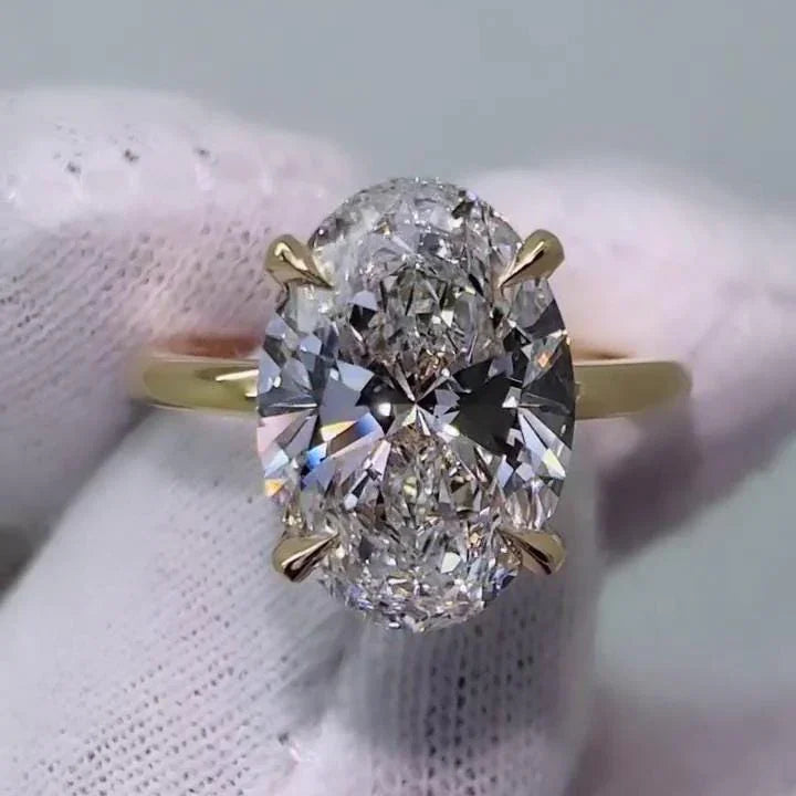 IGI certified 2.70 TCW lab grown diamond engagement ring triple pavé halo design bridal ring luxury sustainable fine jewelry wedding ring