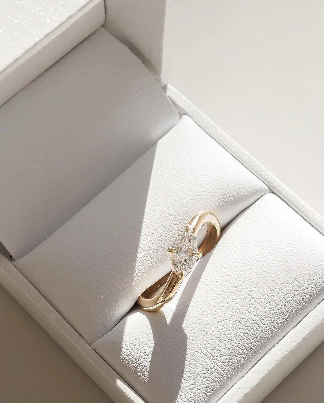 Pear shaped engagement ring, lab grown diamond solitaire, elegant bridal jewelry, anniversary gift, timeless promise ring for women