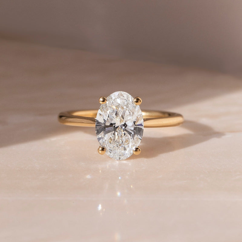 2.0ct Oval Cut Lab Grown Diamond Ring Engagement Ring and wedding Ring and Birthday Gift For Her/ Wife