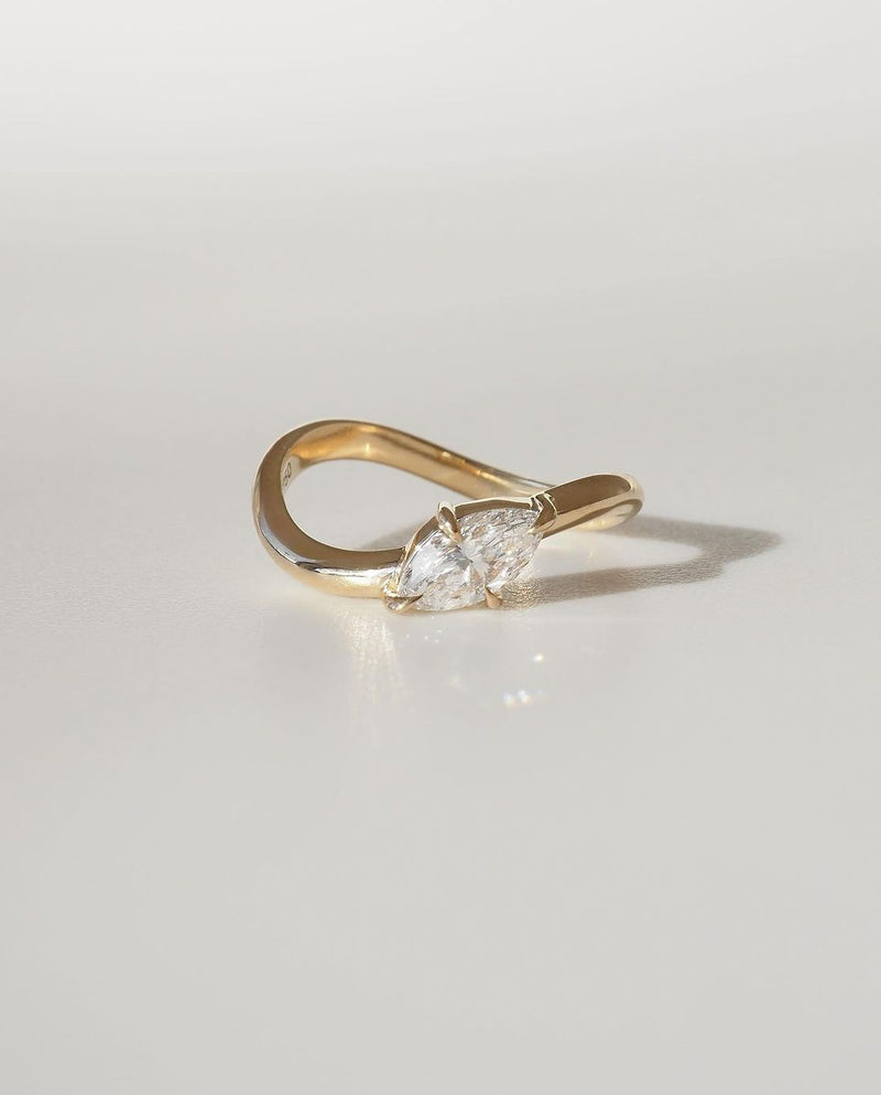 2ct Pear Cut  Lab Grown Diamond Ring Classic Engagement ring, Anniversary Gift and promise ring for Her