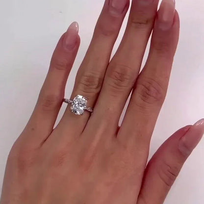 3.30 tcw cushion cut lab grown diamond ring twisted band IGI certified engagement wedding ring bridal jewelry luxury timeless elegant design
