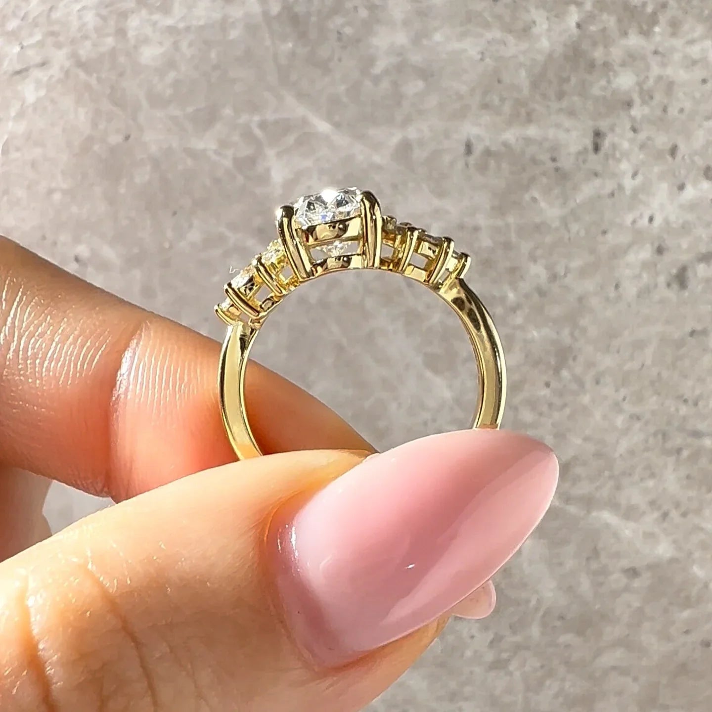 3.50ct oval cut lab grown diamond ring Anastasia setting, engagement wedding bridal ring, luxury anniversary gift jewelry for women sustainable fine jewelry