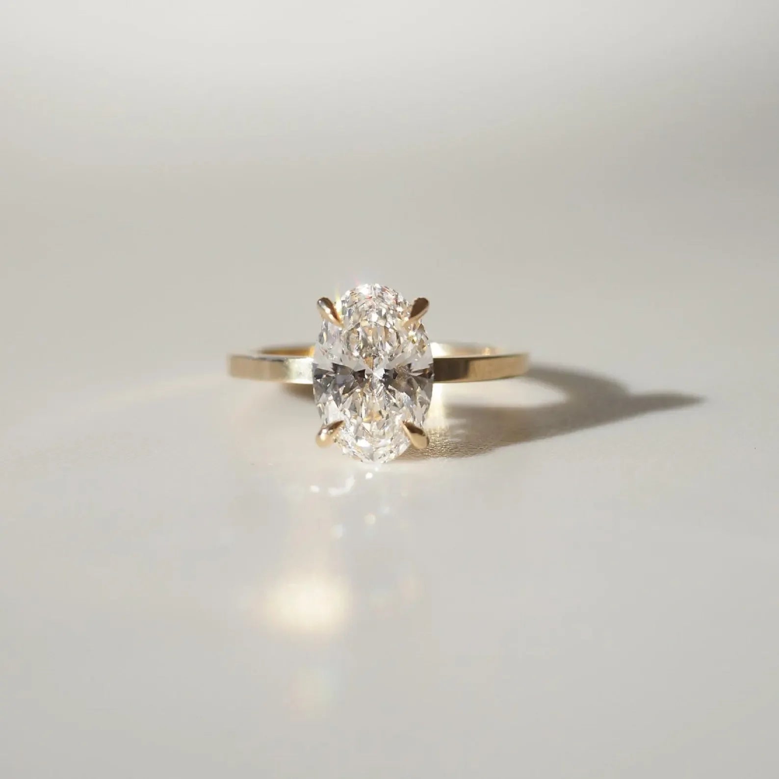 3.5ct Oval Cut Diamond Ring Luxurious diamond Ring, Wedding Ring, Anniversary and Promise Ring For Her 