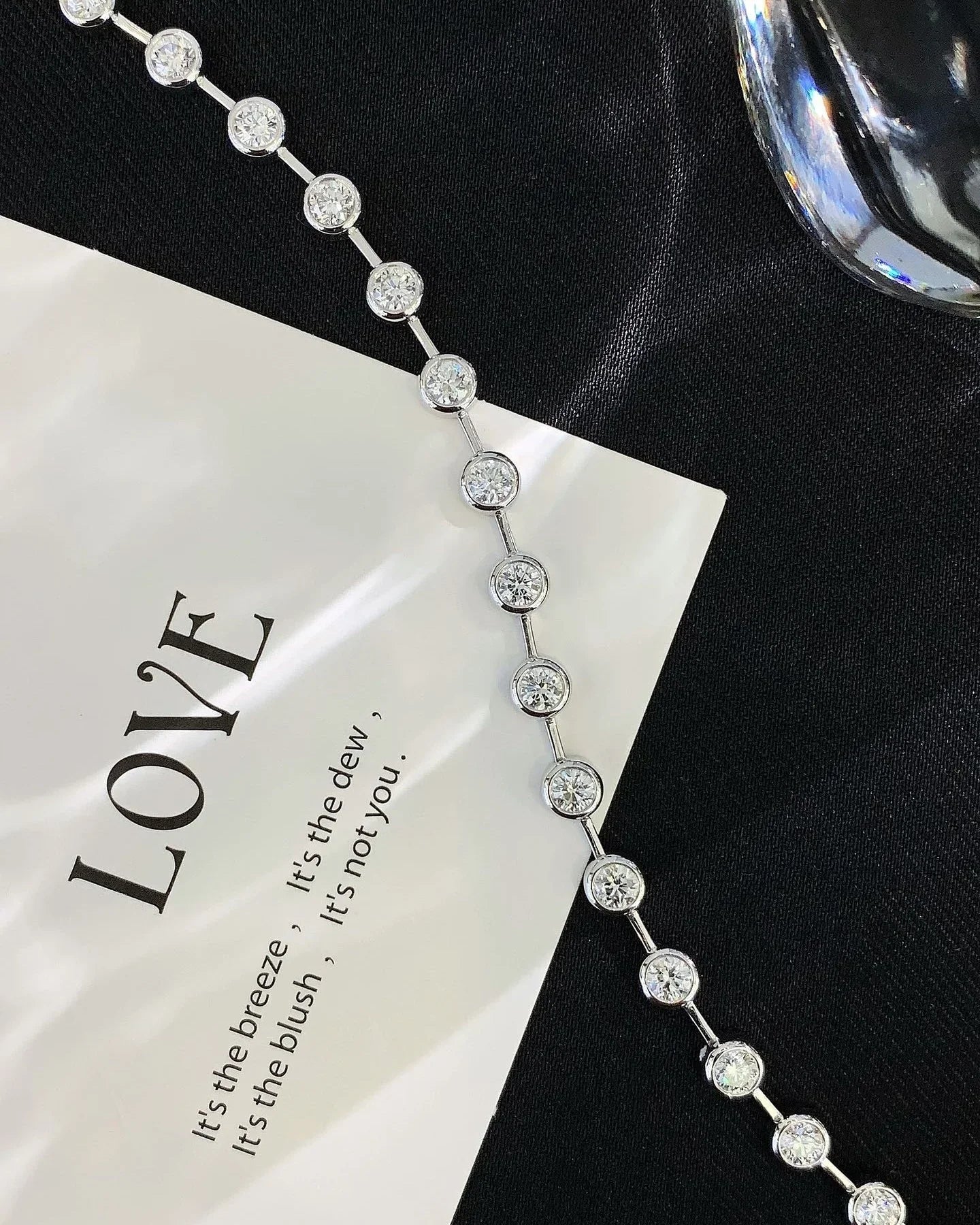 3.60tcw Round Lab Diamond Bezel Tennis Bracelet | White Gold | D-E-F VVS–VS | IGI Certified 