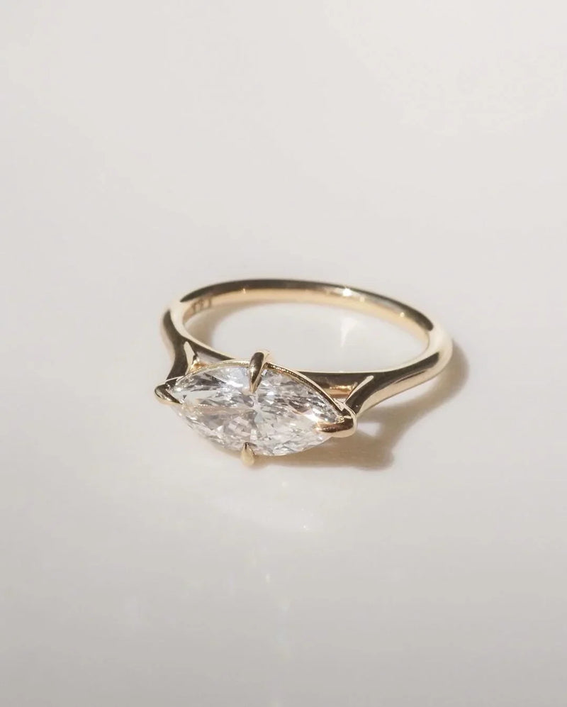 3ct Marquise Solitaire Lab Grown Diamond Ring Luxurious diamond Ring, Wedding Ring, Anniversary and Promise Ring For Her