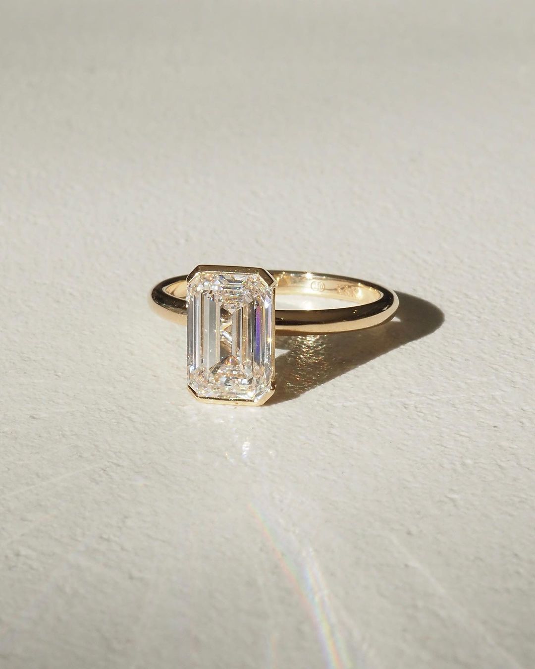 3ct Emerald Half Bezel Lab Grown Diamond Ring Sophisticated -cut diamond ring set in a classic gold band, beautifully neutral-toned nails. A must-have for engagement proposals, high-end jewelry lovers, and wedding occasions. YouTube Amazon Facebook Weather Google Gmail Wordless WhatsApp Web Translate News blog post ring ceremony Article Life Money 2025 design Ring Ceremony Diamond Shape Diamond Ring Surat Diamond India Market Diamond Ring for Her Diamond Ring for Men Diamond Ring Women Engagement Ring 