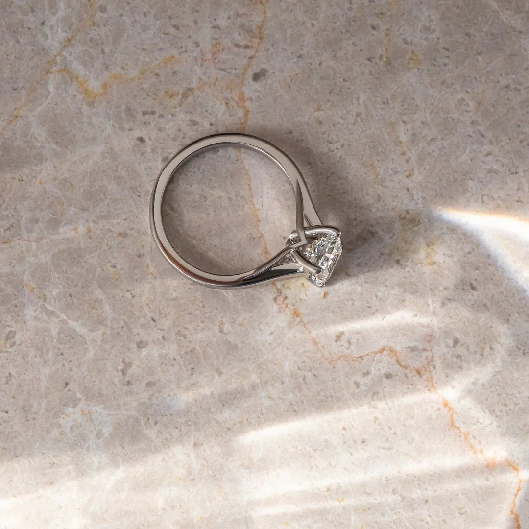 4.0ct Radiant Cut Lab Grown Diamond Ring Classic Minimalist Engagement Ring, Wedding Ring, Marriage Gift for Her/Women 