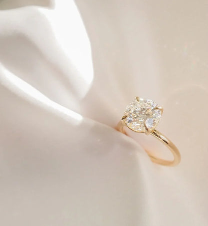 Elegant Round 6.0 CT Lab Grown Diamond Solitaire Engagement Ring IGI Certified Luxury Bridal Wedding Ring Anniversary Gift Fine Jewelry for Women