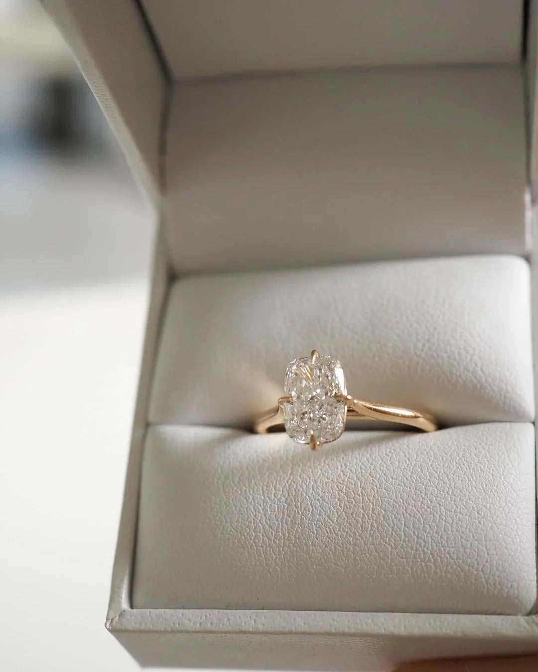 Luxury Radiant Cut 6.5 CT Lab Grown Diamond Solitaire Ring Engagement Wedding Anniversary Birthday Gift for Women IGI Certified Elegant Jewelry