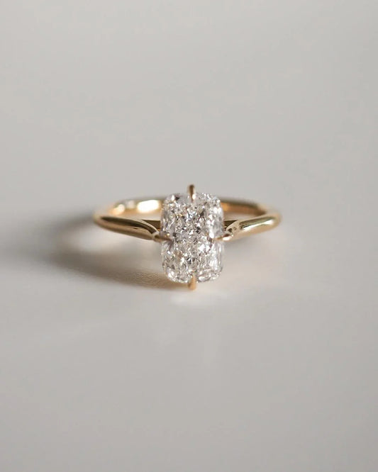 6.5 CT Radiant Cut Lab Grown Diamond Solitaire Ring Luxury Engagement Ring Wedding Anniversary Birthday Gift IGI Certified Jewelry for Women