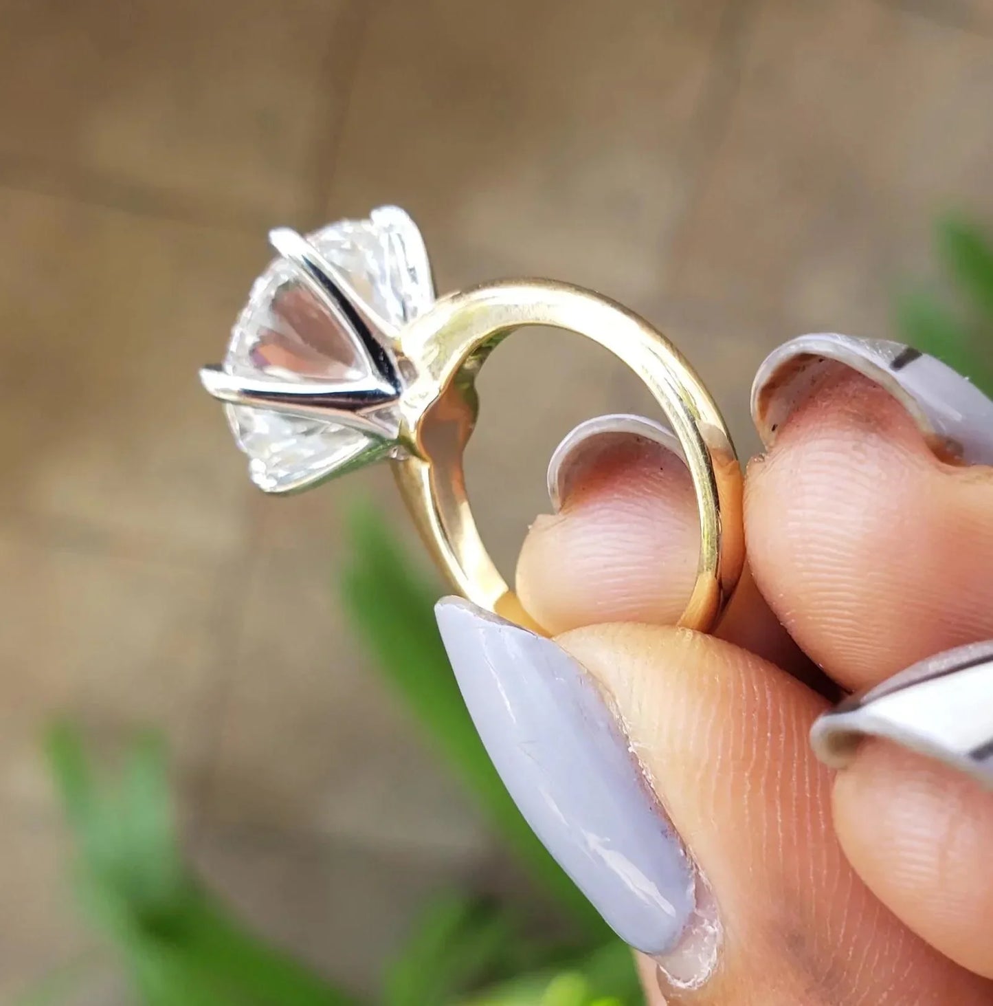 8.00 CT round shaped lab grown diamond solitaire ring IGI certified engagement wedding bridal ring luxury jewelry elegant gift for women