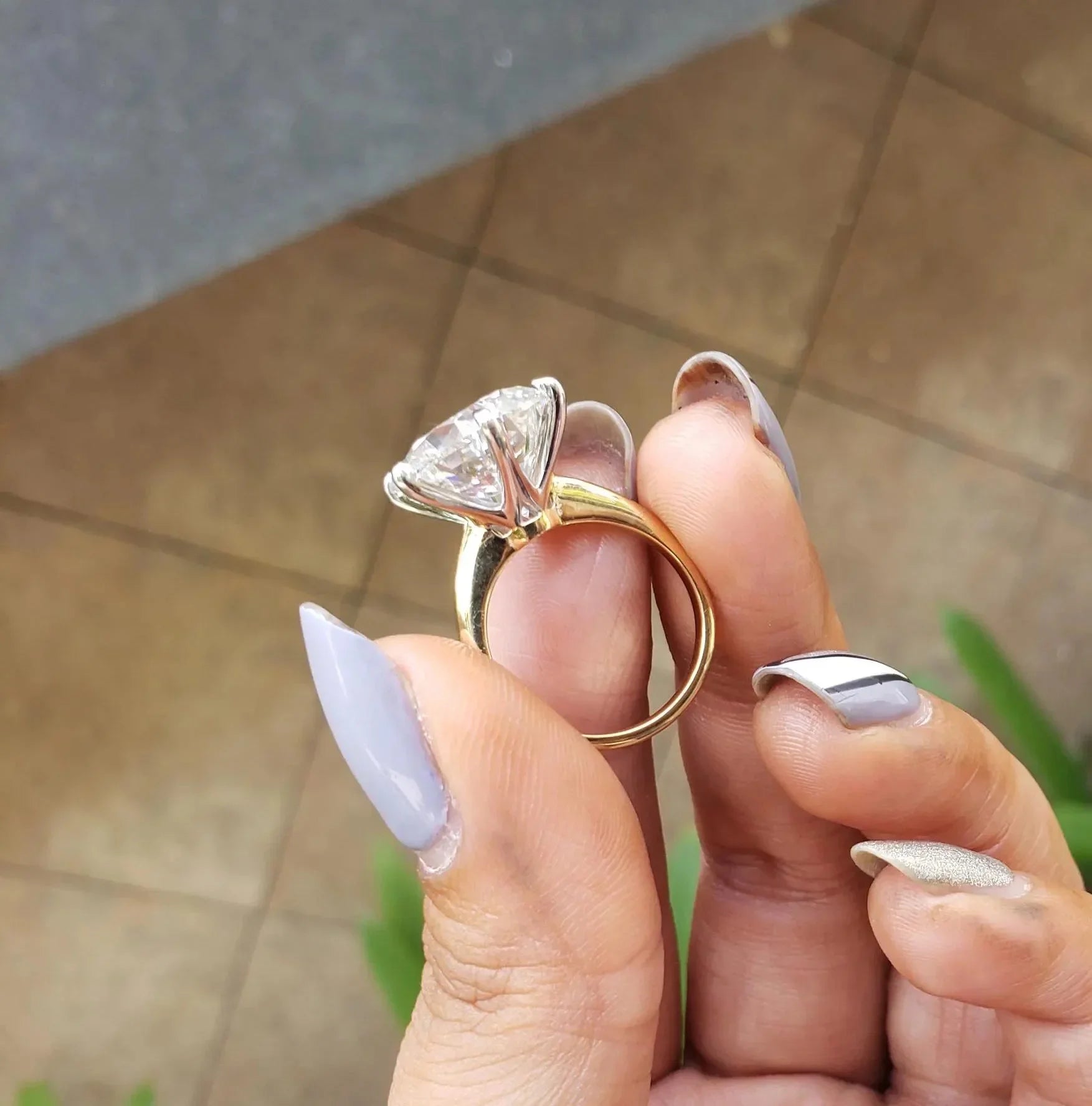 8.00 CT Round Lab Grown Diamond Engagement Ring | Solitaire Ring | IGI Certified 