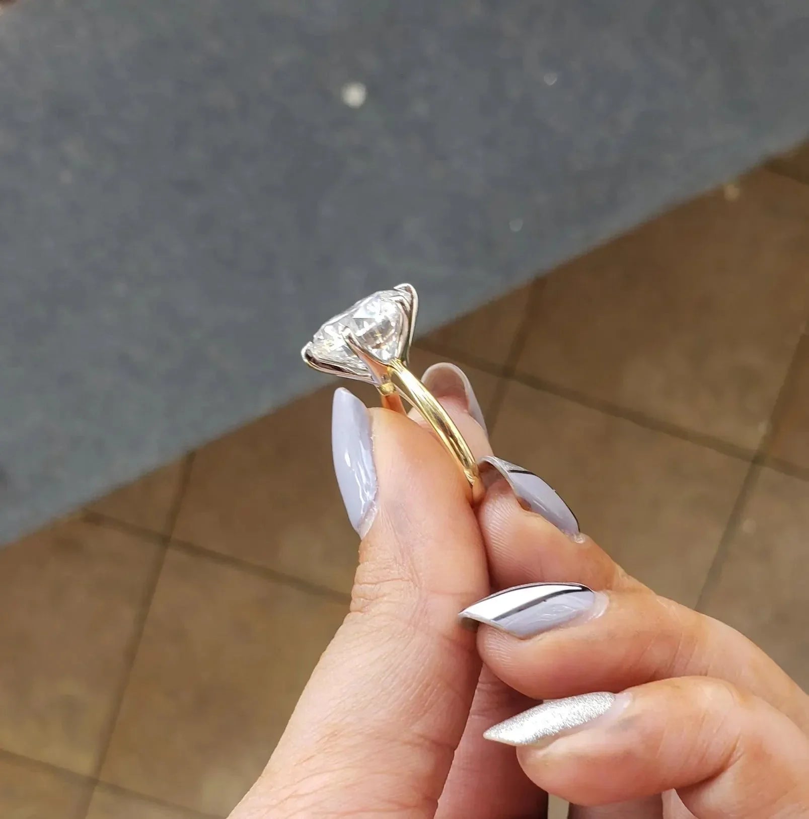 8.00 CT Round Lab Grown Diamond Engagement Ring | Solitaire Ring | IGI Certified 