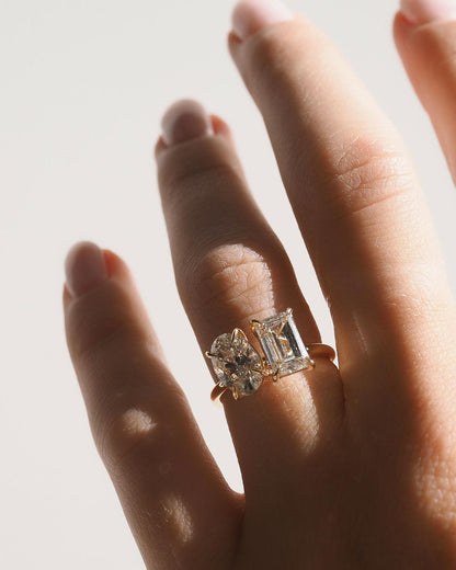 5tcw Oval & Emerald Toi Et Moi Lab Grown Diamond Ring  Stunning diamond ring, classic gold band, engagement proposals, high-end jewelry, wedding occasions. YouTube Amazon Facebook Weather Google Gmail Wordless WhatsApp Web Translate News blog post ring ceremony Article Life Money 2025 design Ring Ceremony Diamond Shape Diamond Ring Surat Diamond India Market Diamond Ring for Her Diamond Ring for Men Diamond Ring Women Engagement Ring Finger For Her Finger Ring Gold Ring Bluestone Ring Diamond Ring Price 