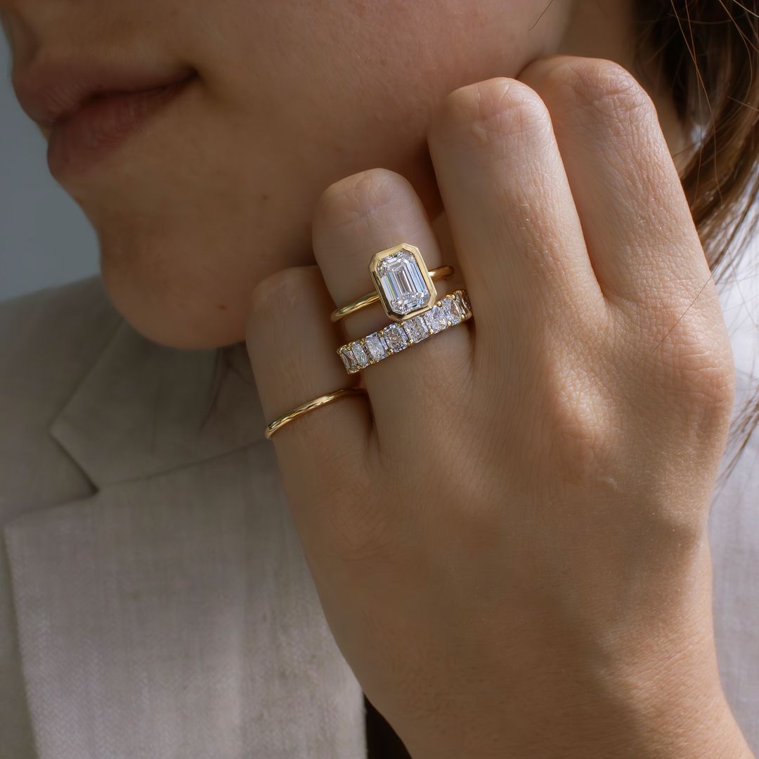 7ct Emerald Solitaire Full Bezel Lab Grown Diamond Ring diamond ring, set on a luxurious gold band, is a timeless piece elegance and sophistication. diamond ring, gold engagement ring, luxury bridal jewelry, wedding accessories, and anniversary diamond ring YouTube Amazon Facebook Weather Google Gmail Wordless WhatsApp Web Translate News blog post ring ceremony Article Life Money 2025 design Ring Ceremony Diamond Shape Diamond Ring Surat Diamond India Market Diamond Ring for Her Diamond Ring for Men Diamond