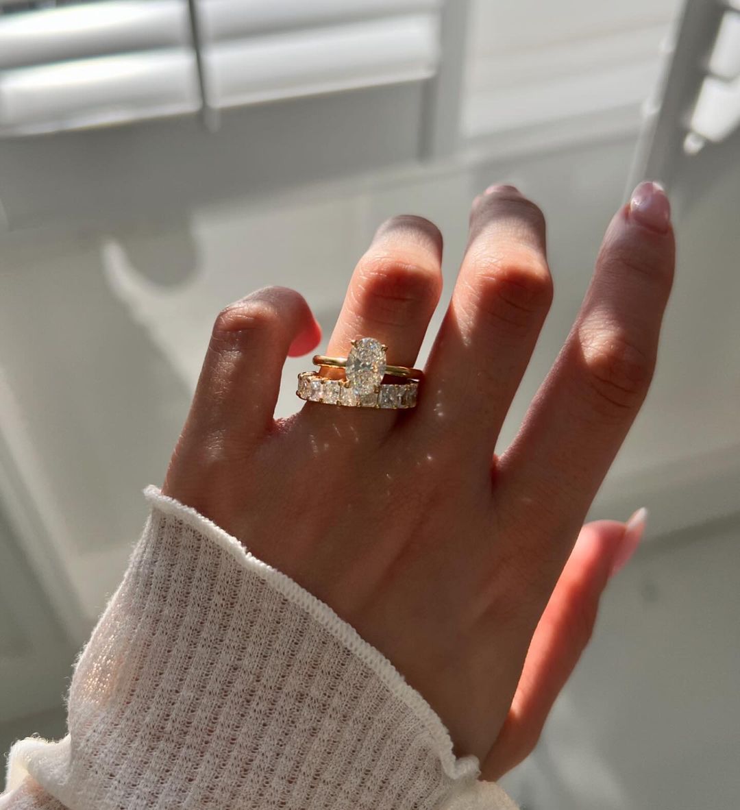 1.50ct Radiant Cut Full Eternity Lab Grown Diamond Band