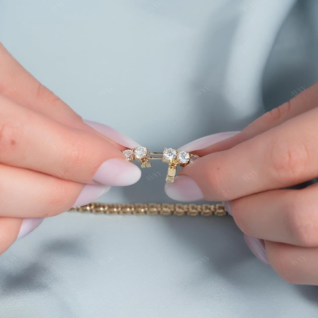 The 10.5ct Round Tennis Bracelet in Yellow gold ✨