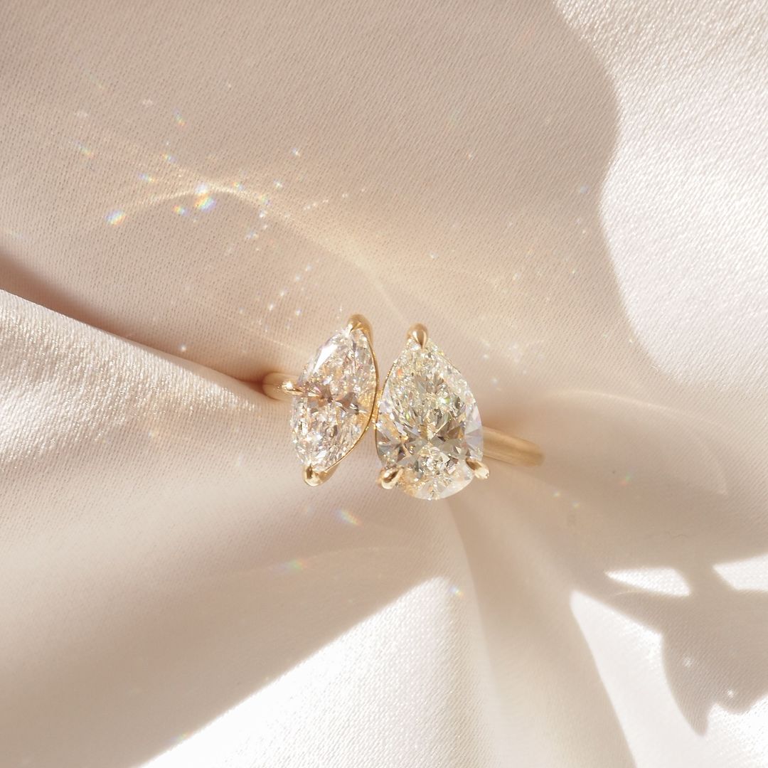 5tcw Pear and marquise Double Lab Grown Diamond Ring Refined gold ring with diamonds, a luxurious accessory for every woman. Luxurious handcrafted diamond gold ring with a unique vintage-inspired design. YouTube Amazon Facebook Weather Google Gmail Wordless WhatsApp Web Translate News blog post ring ceremony Article Life Money 2025 design Ring Ceremony Diamond Shape Diamond Ring Surat Diamond India Market Diamond Ring for Her Diamond Ring for Men Diamond Ring Women Engagement Ring Finger For Her Finger Ring